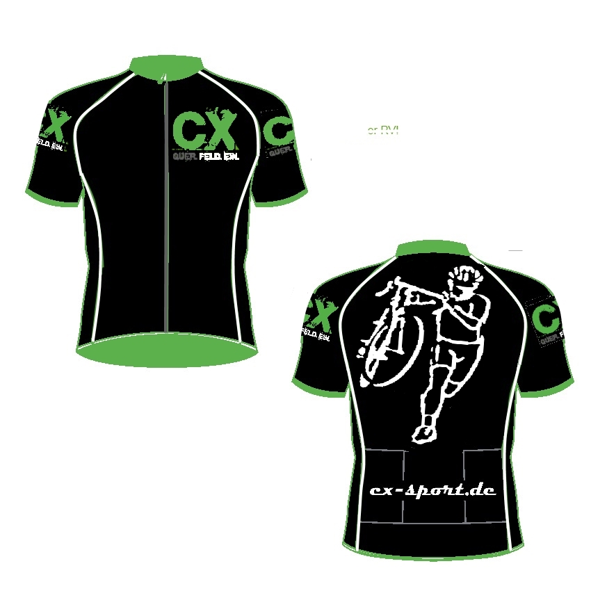 Trikot kurzarm 2014 crosser wei