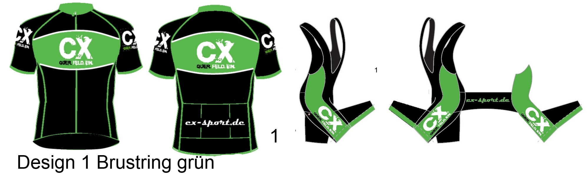 Design 1 Brustring grn