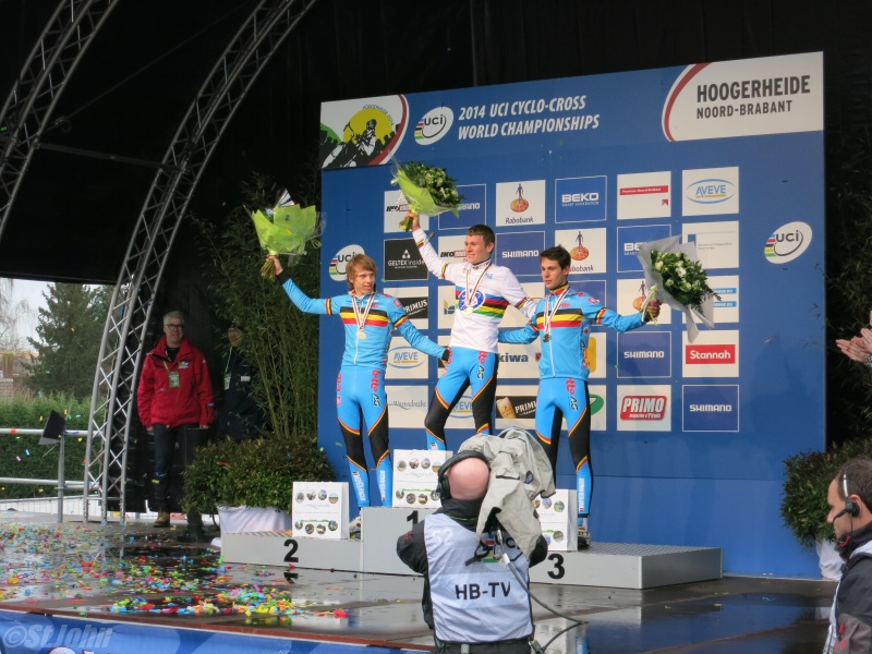 WM2014 Junioren 007
1 Thijs Aerts BEL
2 Yannick Peeters BEL
3 Jelle Schuermans BEL